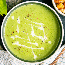 Kartoffel-Bärlauch-Suppe