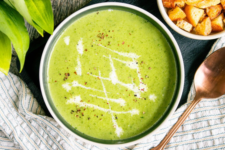 Kartoffel-Bärlauch-Suppe