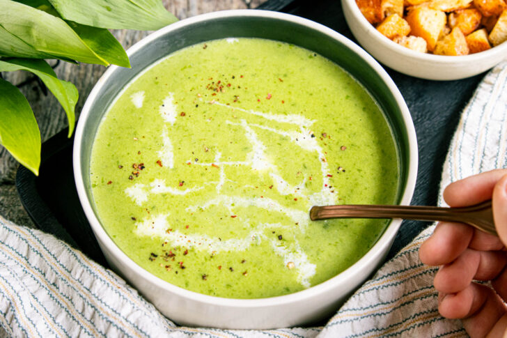 Kartoffel-Bärlauch-Suppe