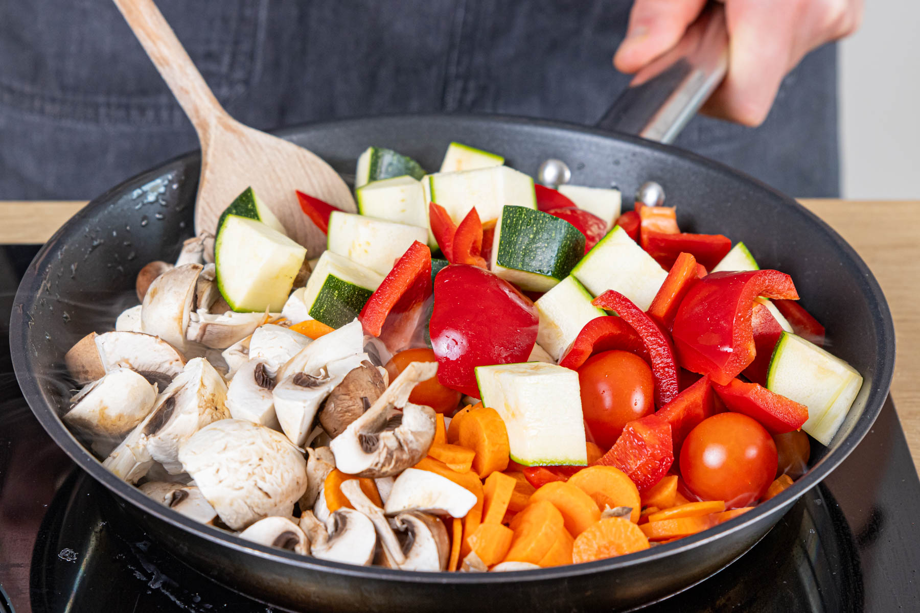 Kartoffelpfanne mit Gemüse