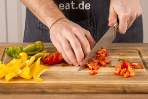 Paprikas schneiden