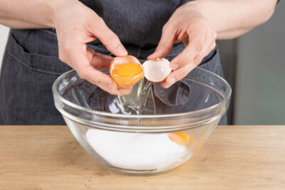 Eier einrühren