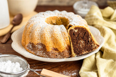 Marmorkuchen mit Öl