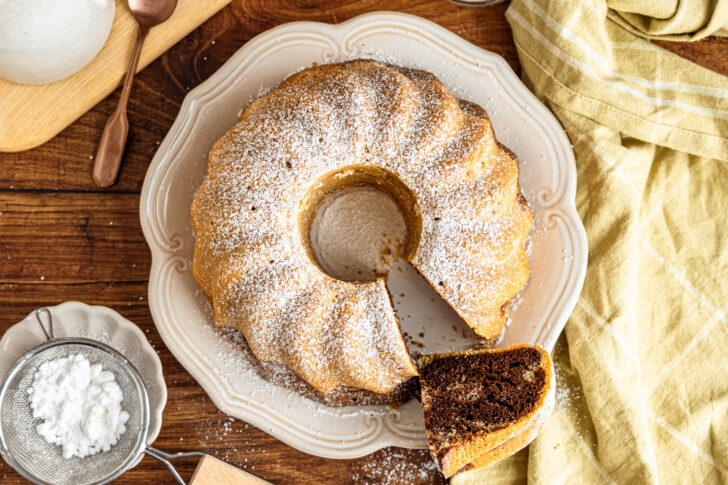 Marmorkuchen mit Öl