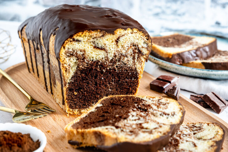 Saftiger Marmorkuchen mit Öl: ganz ohne Butter
