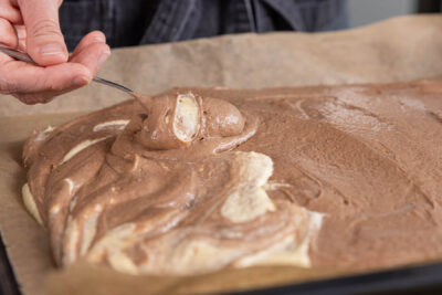 Kuchen marmorieren