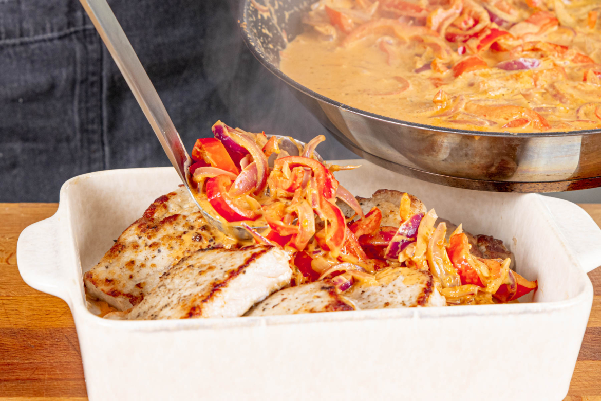 Paprika-Rahm-Schnitzel | Rezept Paprika-Rahm-Schnitzel | Rezept