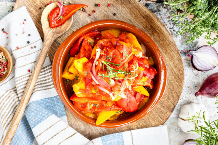 Peperonata: Original-Rezept für italienisches Paprikagemüse