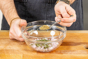 Oregano dazugeben