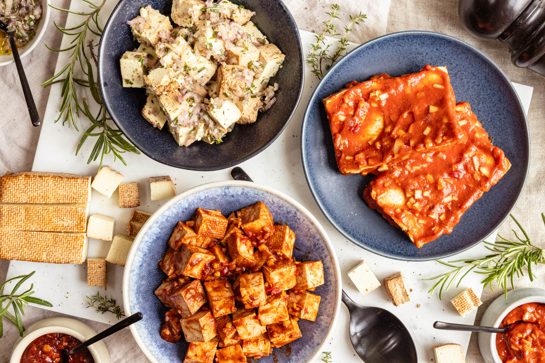 Einfacher Lollo Rosso Salat