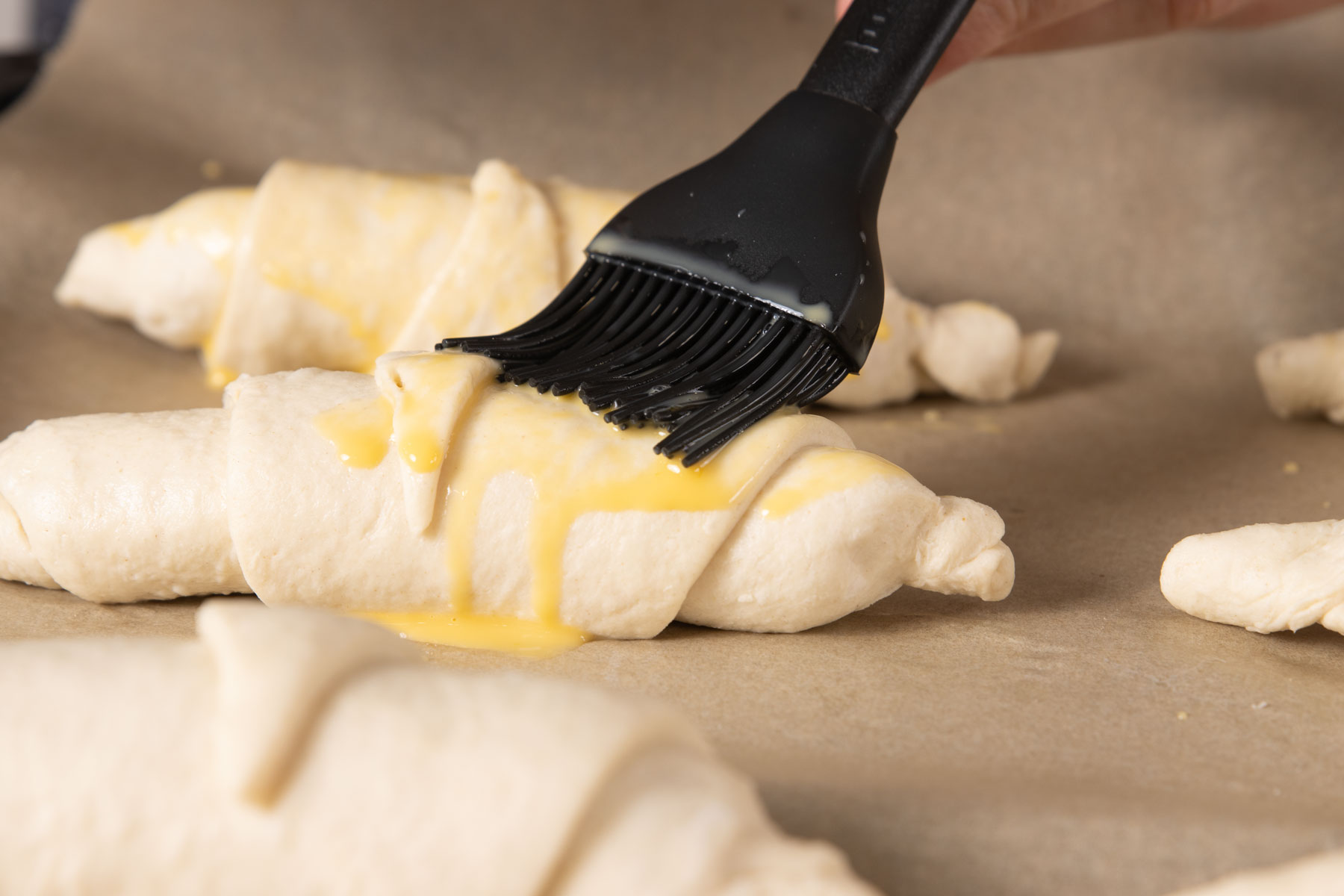 Schnelle Schinken-Käse-Croissants | Rezept
