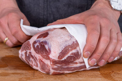 Fleisch abtopfen