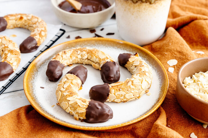 Vegane Mandelhörnchen