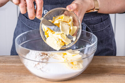 vegane Butter dazugeben