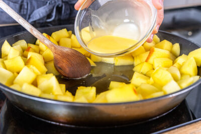 Pudding dazugeben