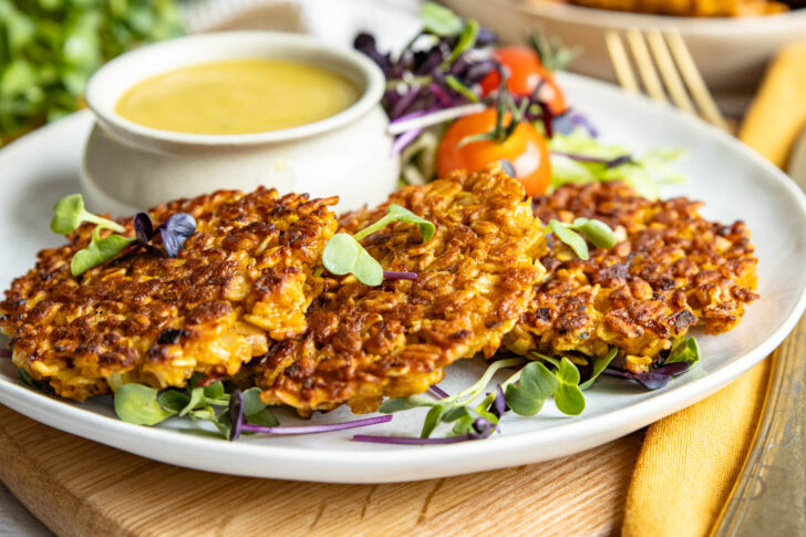 Vegetarische Frikadellen mit Haferflocken