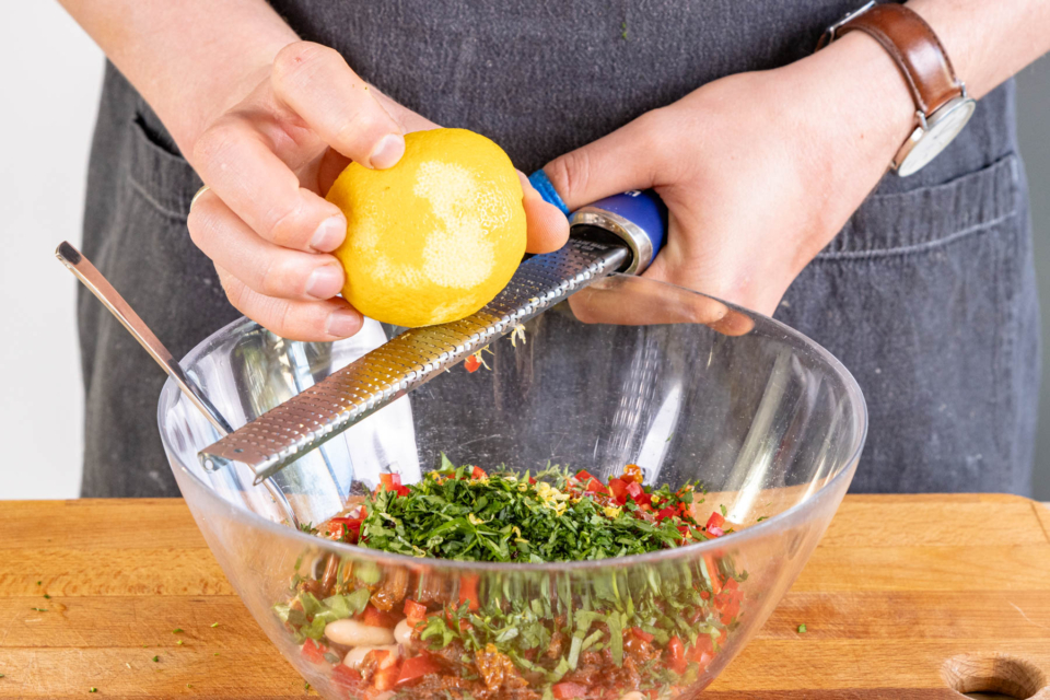 Weißer Bohnensalat: mediterran &amp; leicht | Rezept