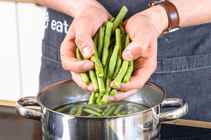 Bohnen kochen