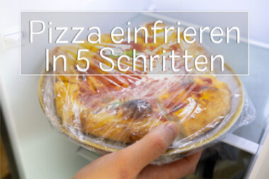 Pizza einfrieren