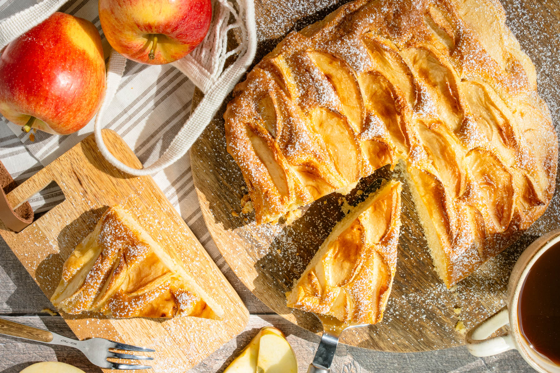 Apfelkuchen aus der Heißluftfritteuse