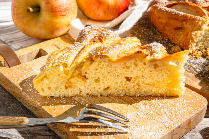 Apfelkuchen aus der Heißluftfritteuse