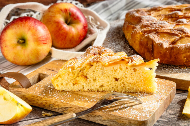 Apfelkuchen aus der Heißluftfritteuse