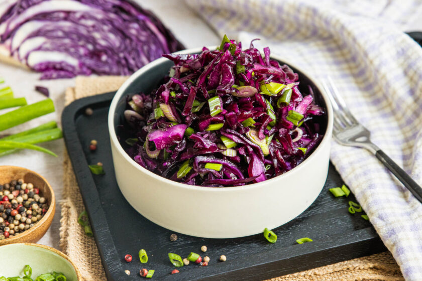Blaukrautsalat schnell & einfach
