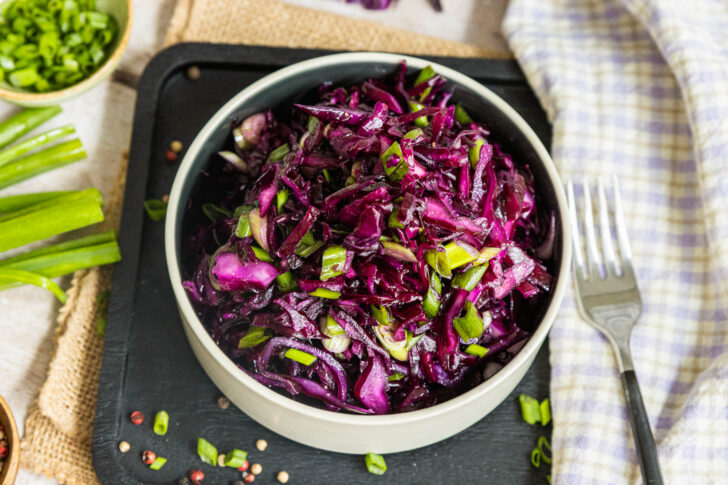 Blaukrautsalat schnell & einfach