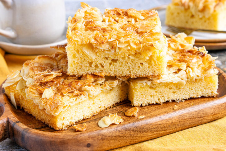 Butterkuchen mit Mandeln