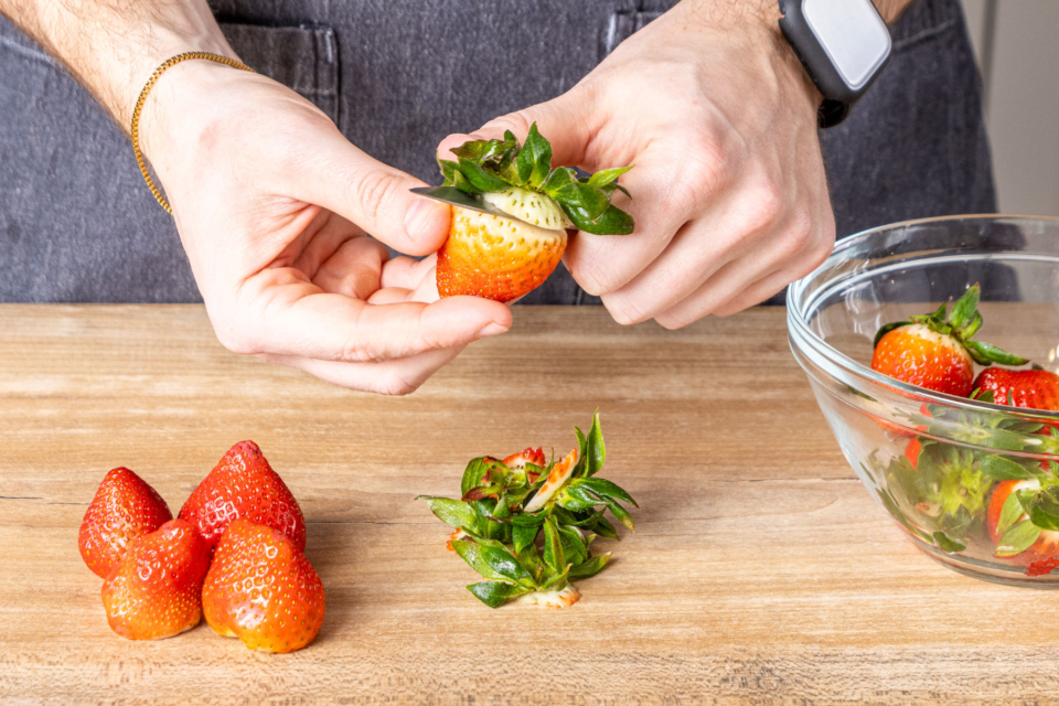 Erdbeereis selber machen | Rezept