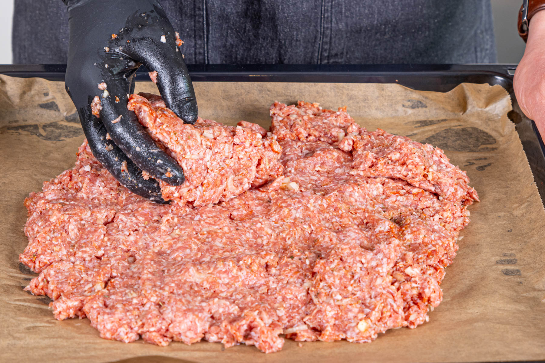 Hackfleischpizza vom Blech Hackfleischpizza vom Blech