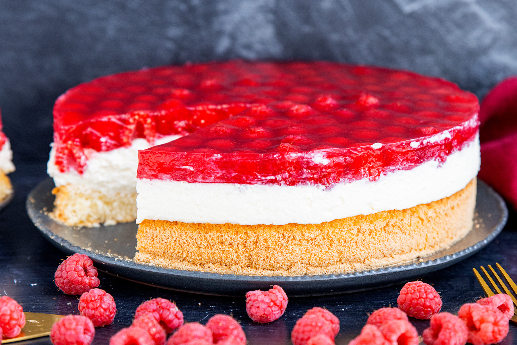 Köstliche Rezepte für Himbeertorten