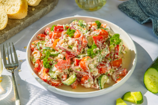 Hüttenkäse-Salat | leckere Proteinbombe