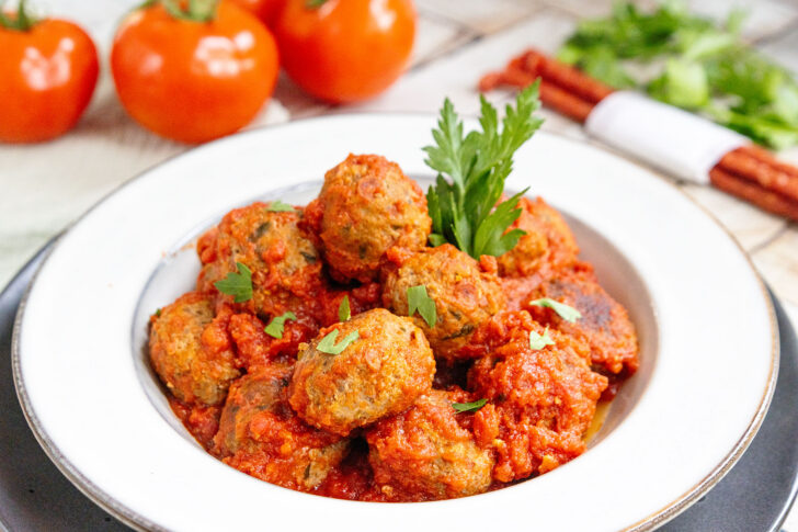 Italienische Hackbällchen Polpette al sugo