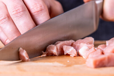 Fleisch würfeln