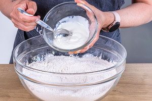 Joghurt dazugeben