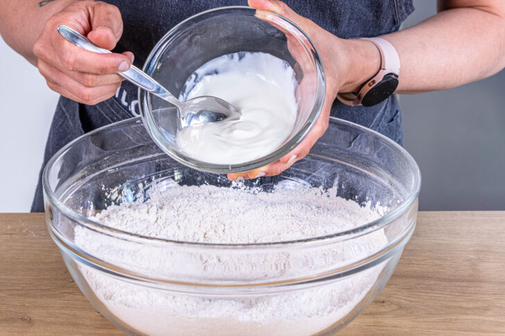 Joghurt dazugeben