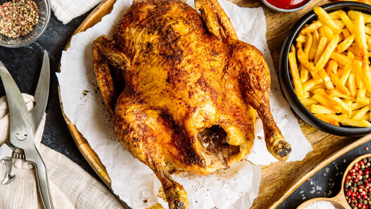 Knuspriges Maishähnchen aus dem Backofen | Rezept- eat.de