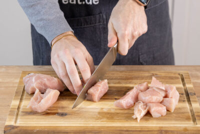 Fleisch würfeln