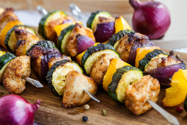 Marinierte Putenspieße zum Grillen