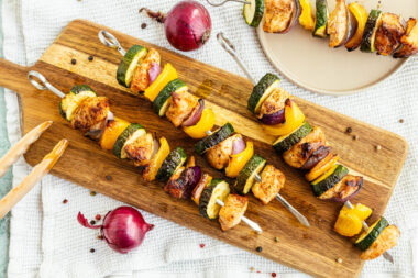 Marinierte Putenspieße zum Grillen