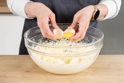 Eier einrühren