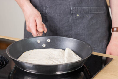 Tortilla anbraten