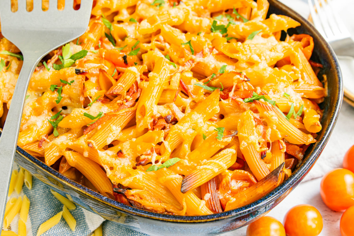 Nudelauflauf ohne Vorkochen: schnell &amp; einfach | Rezept