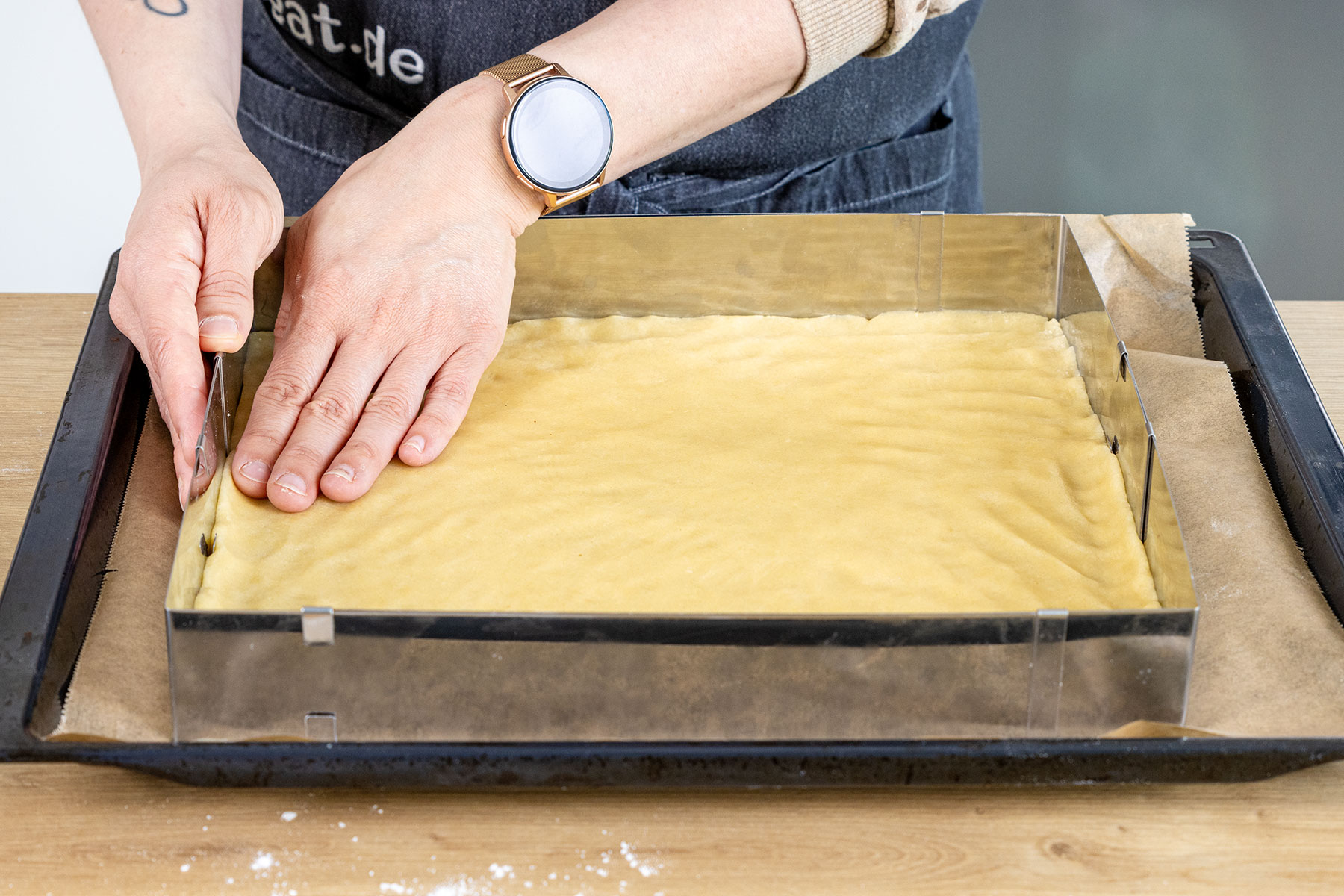 Omas gedeckter Apfelkuchen vom Blech | Rezept Omas gedeckter Apfelkuchen vom Blech | Rezept