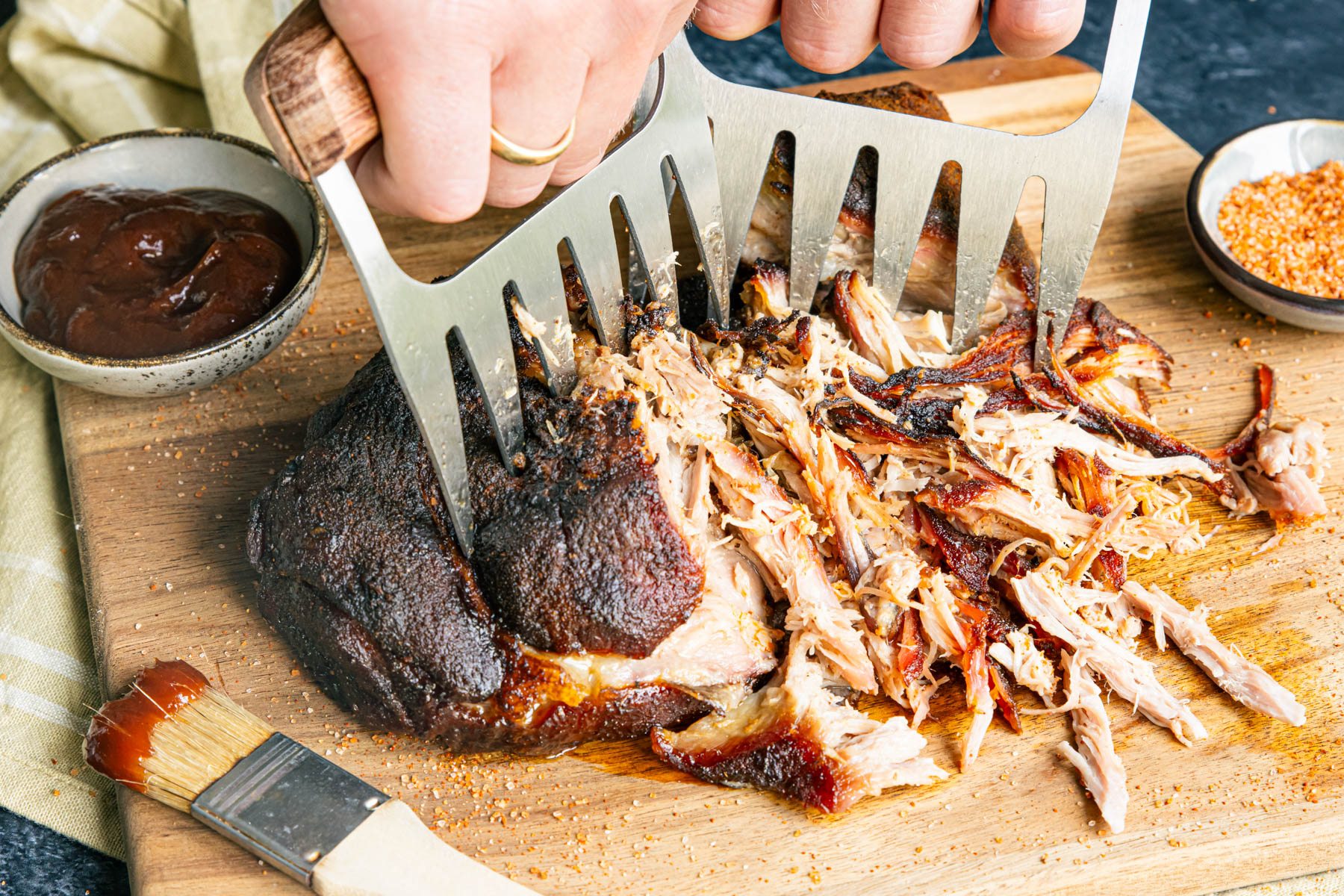 Die optimale Kerntemperatur von Pulled Pork