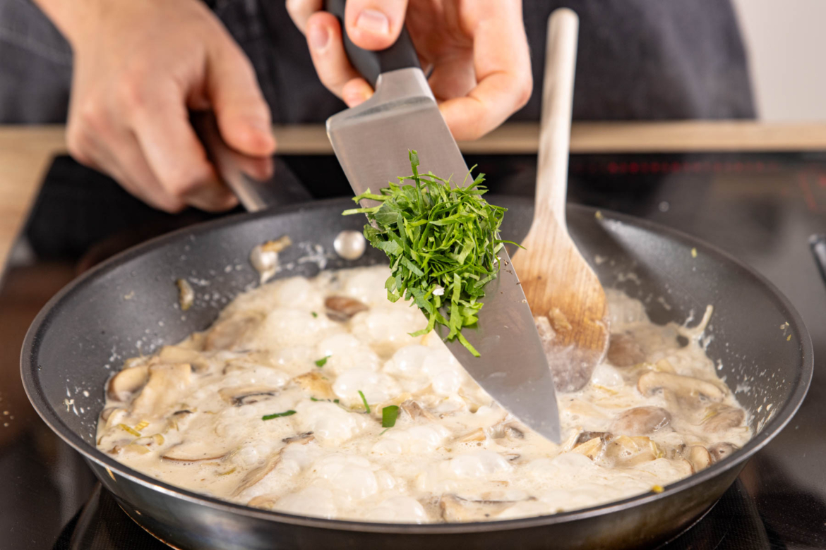 Rahmchampignons | Rezept