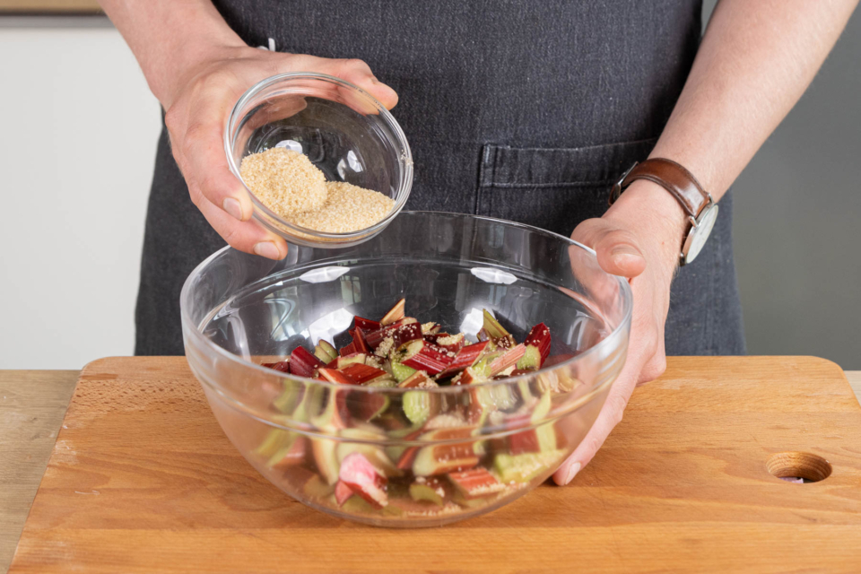 Rhabarber-Auflauf | Rezept- eat.de