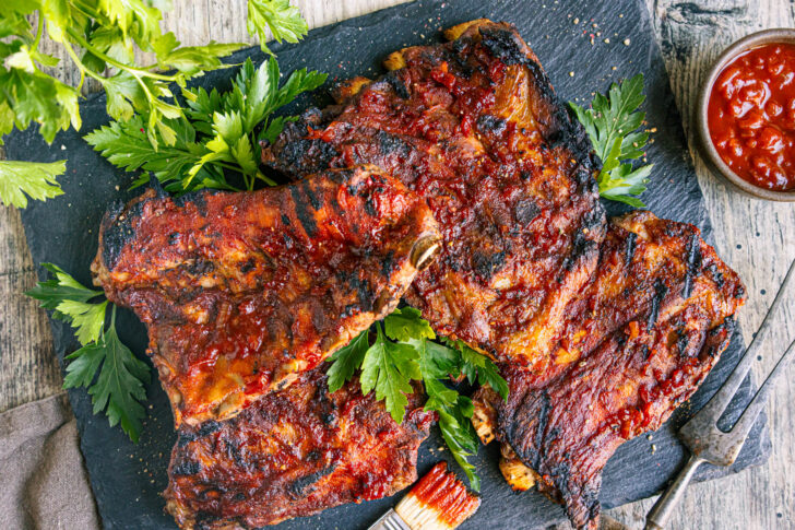 Schälrippchen vom Grill