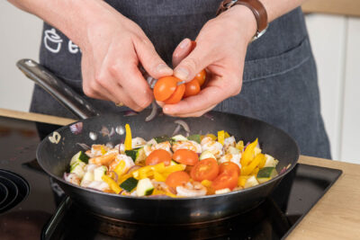 Tomaten anbraten